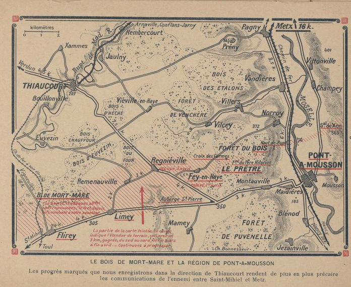 Forêt du Bois le Prêtre - issu de Gallica - Les Champs de bataille de la quinzaine 